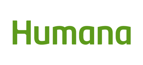 Humana insurance company logo in green text on white background.