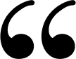 Quotation marks symbol representing patient testimonials or reviews for dental endodontics practice.